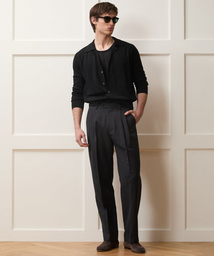 Amalfi Sweater Polo - Black