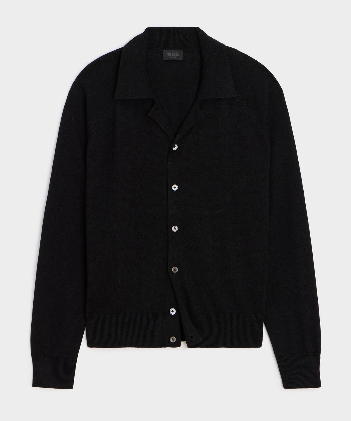 Amalfi Sweater Polo - Black