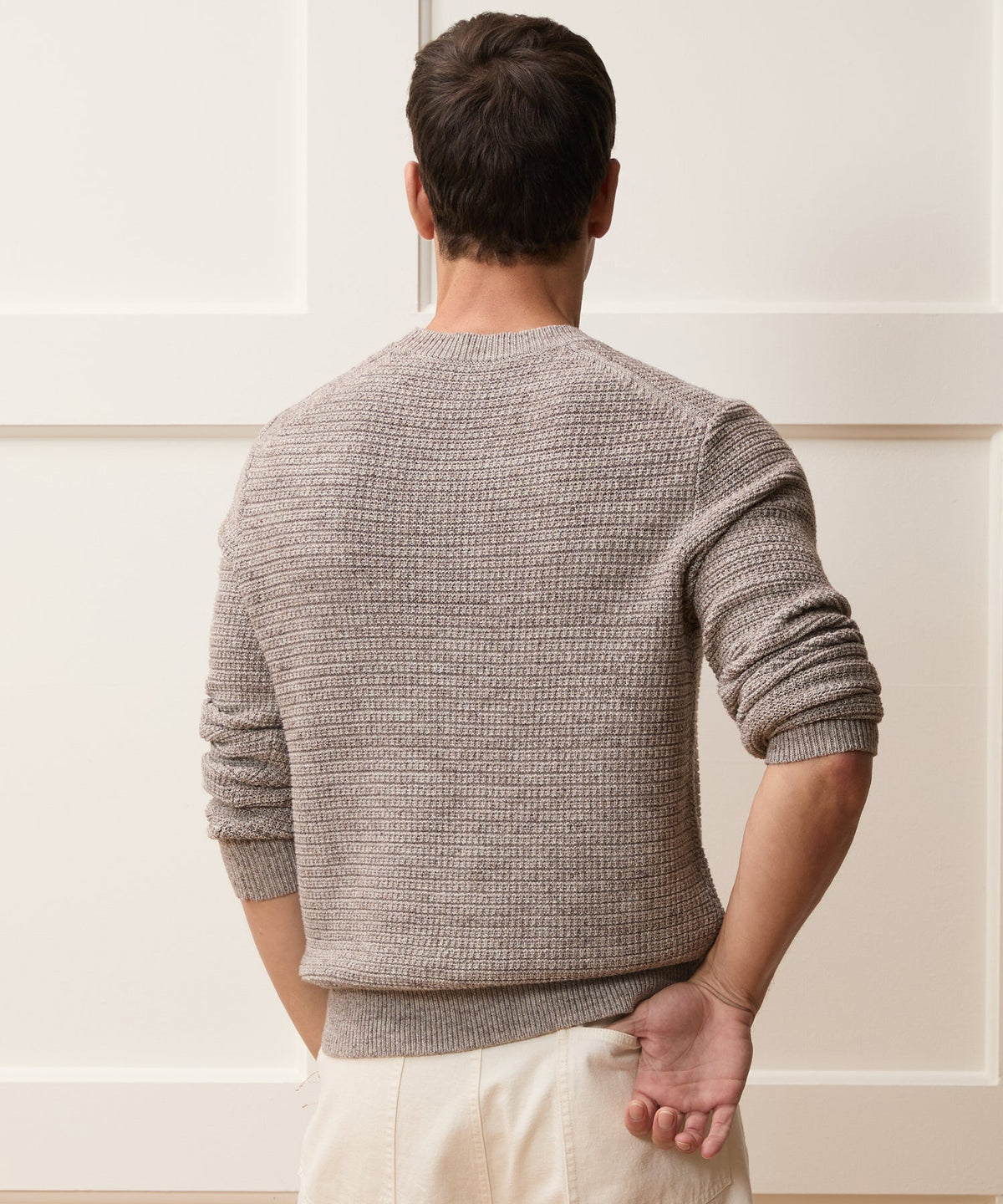 Portside Crewneck Sweater - Taupe
