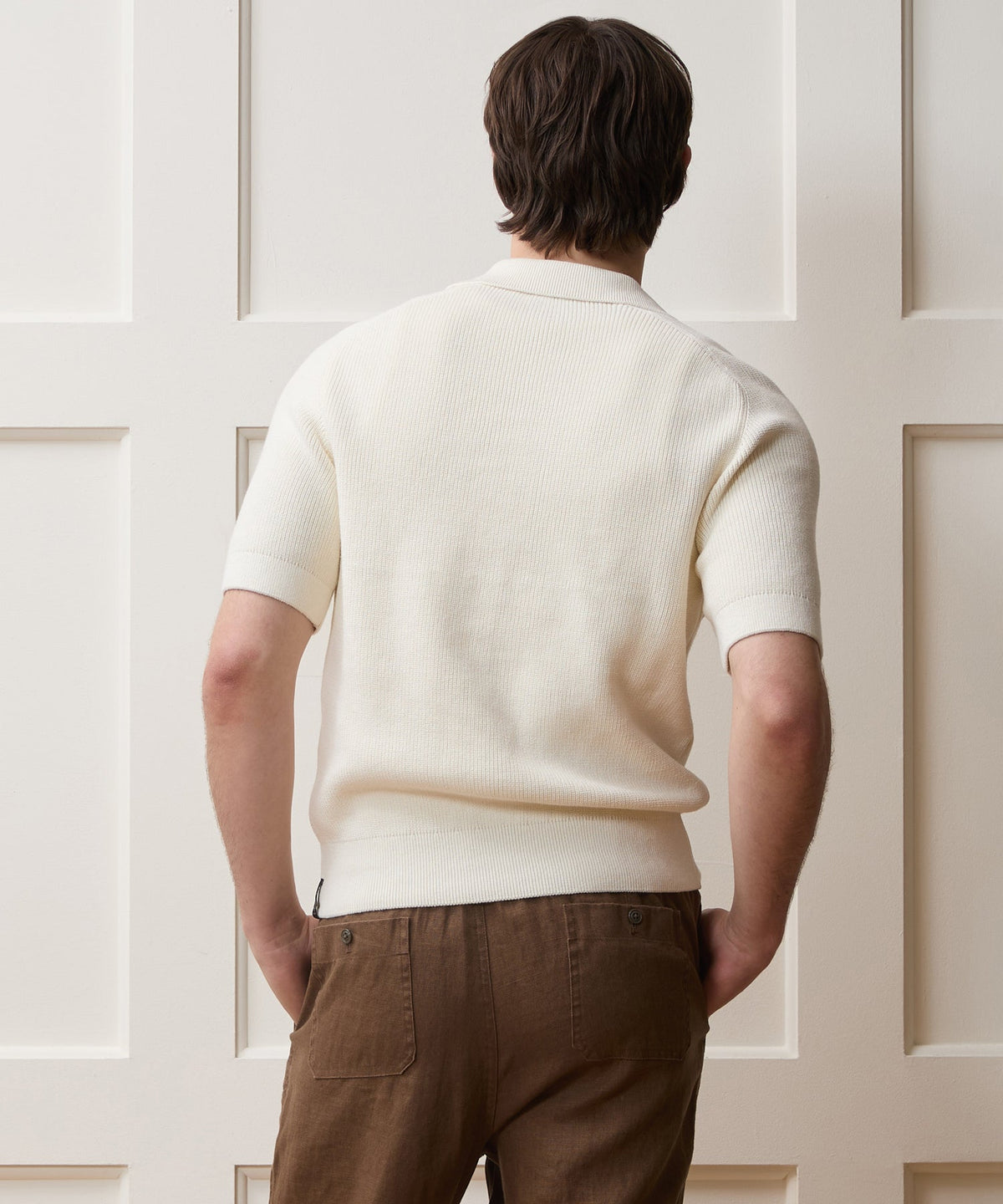 Beechwood Sweater Polo - Bisque