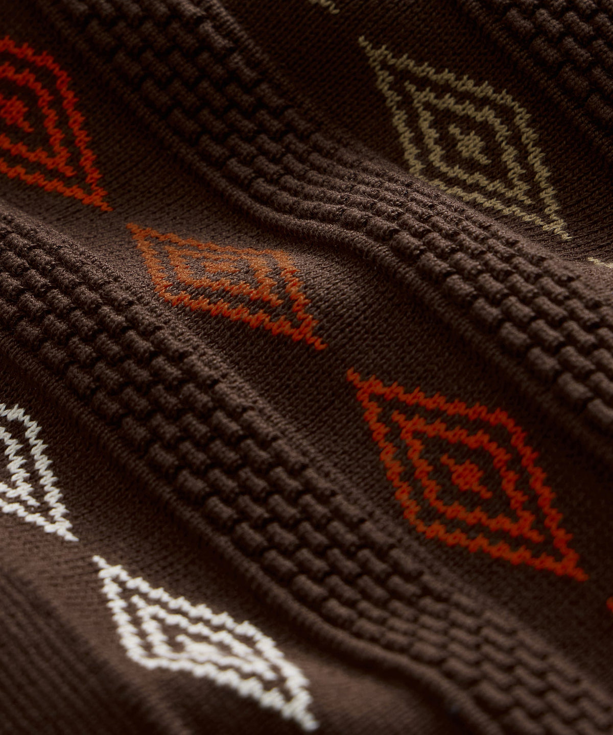 Palmetto Sweater Polo - Umber