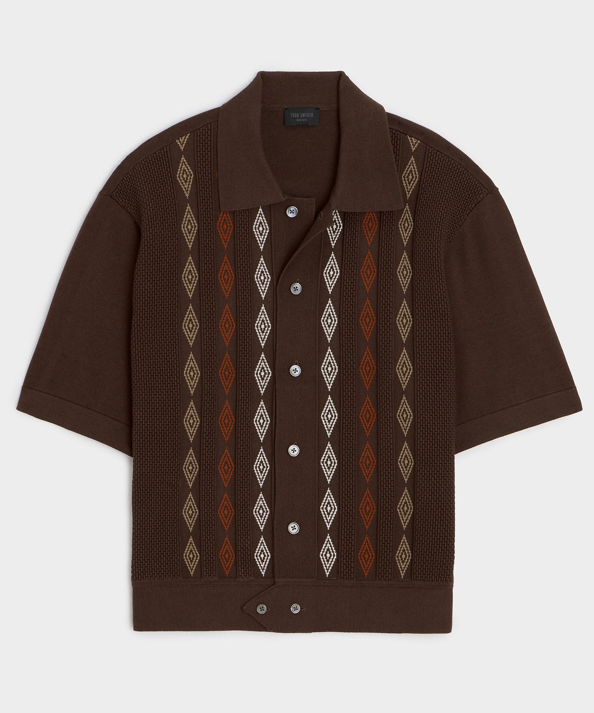Palmetto Sweater Polo - Umber