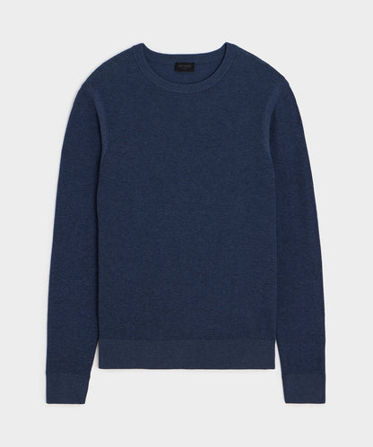 Vista Crewneck Sweater - Heather Navy