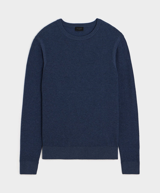 Vista Crewneck Sweater - Heather Navy