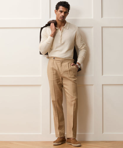 Vista Sweater Polo - Bisque
