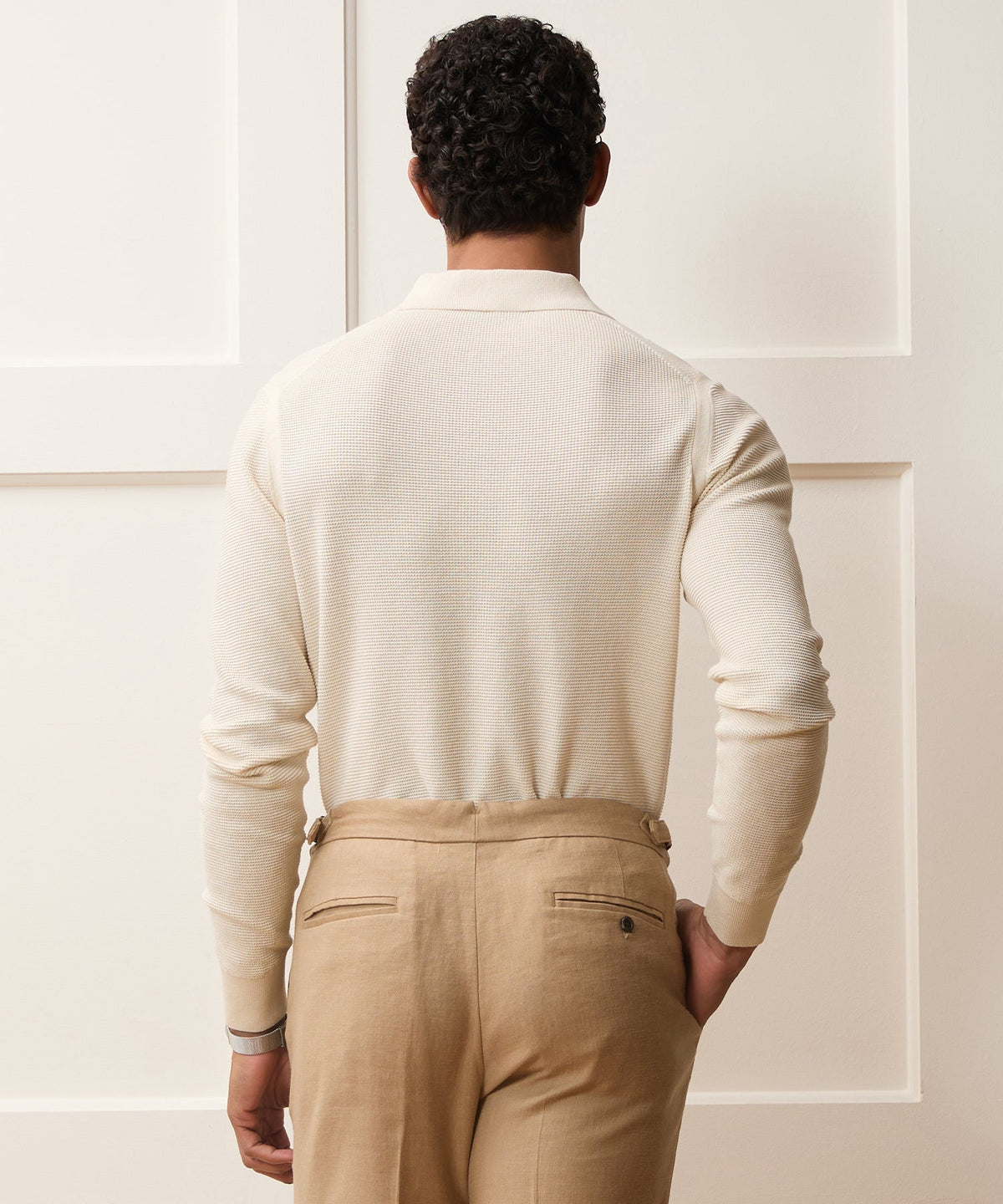 Vista Sweater Polo - Bisque