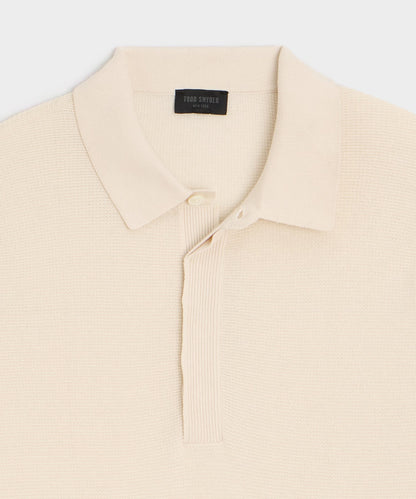 Vista Sweater Polo - Bisque
