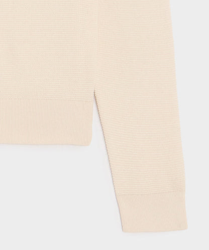Vista Sweater Polo - Bisque