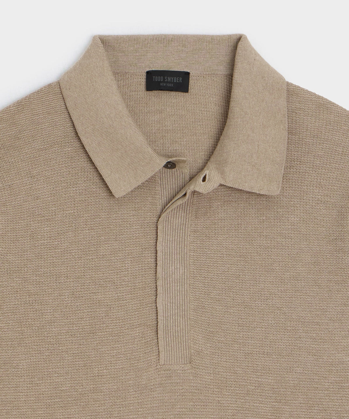Vista Sweater Polo - Heather Taupe