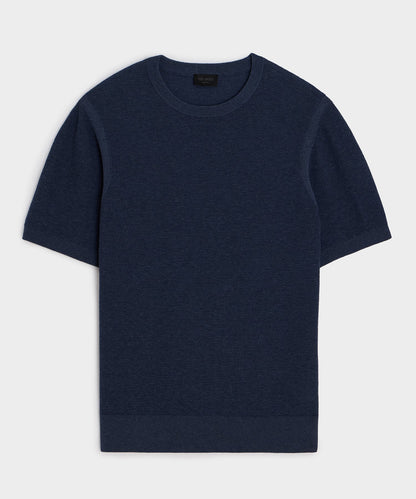 Vista Sweater Tee - Heather Navy