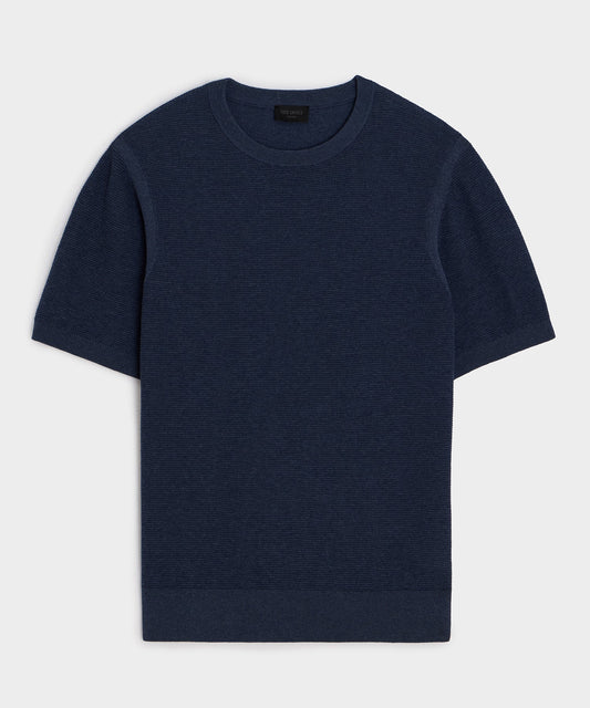 Vista Sweater Tee - Heather Navy