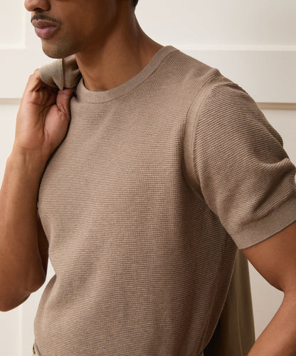Vista Sweater Tee - Heather Taupe