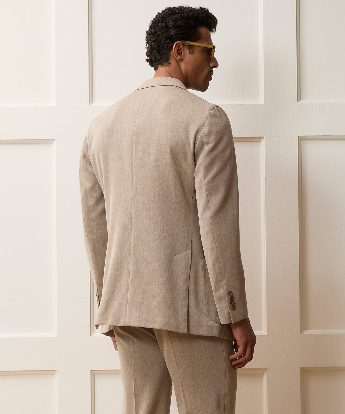 Italian Cavalry Twill Madison Jacket - Tan