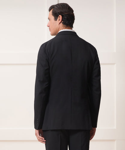 Italian Gabardine Madison Jacket - Black