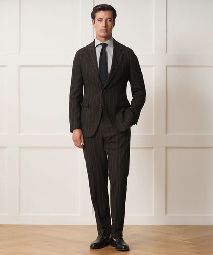 Italian Lightweight Sutton Jacket - Dark Brown