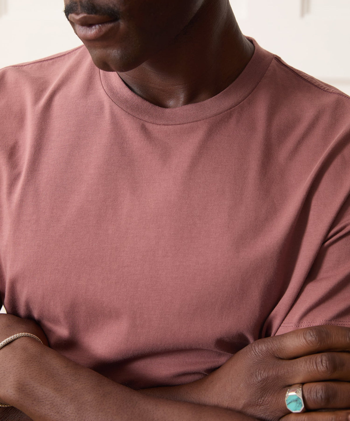 Premium Jersey Tee - Muddled Cerise
