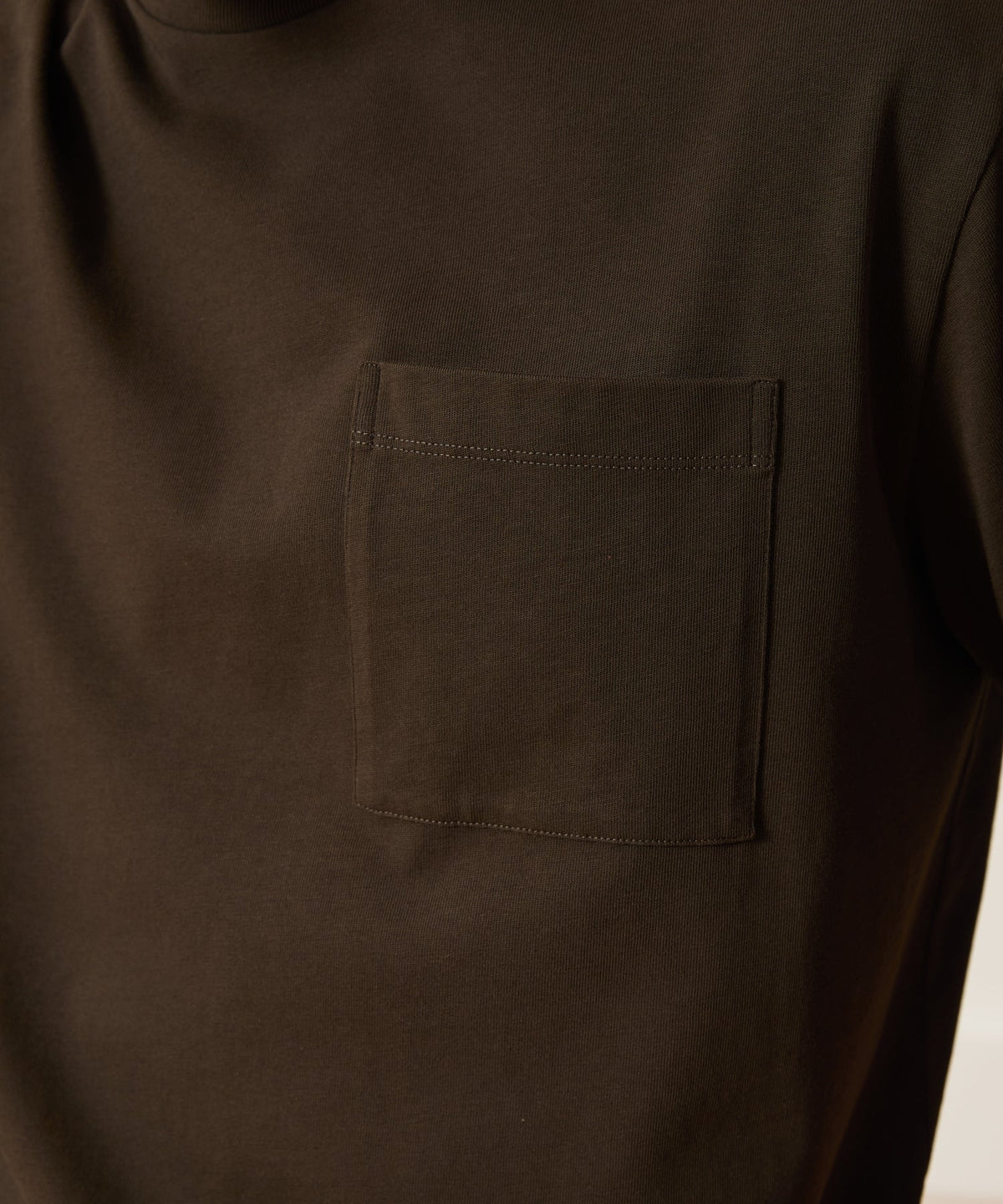 Boxy Jersey Tee - Espresso Bean