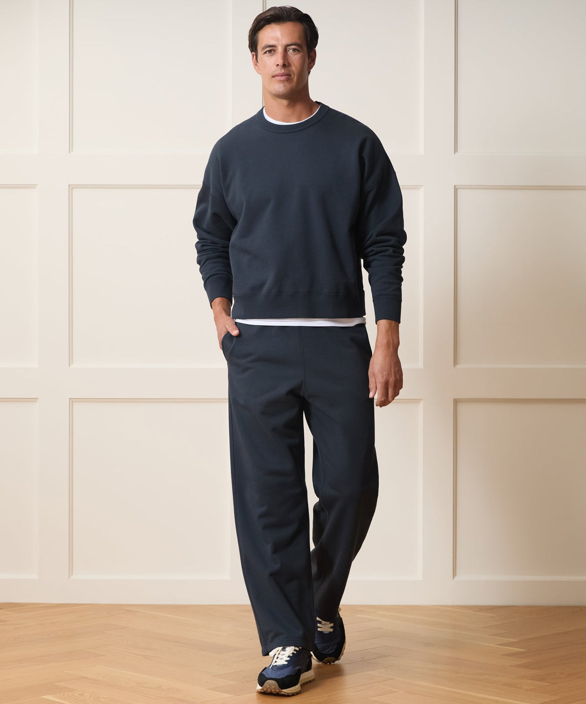 Soho Sweatshirt - Navy Batik