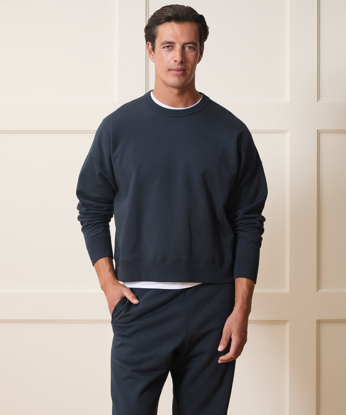 Soho Sweatshirt - Navy Batik