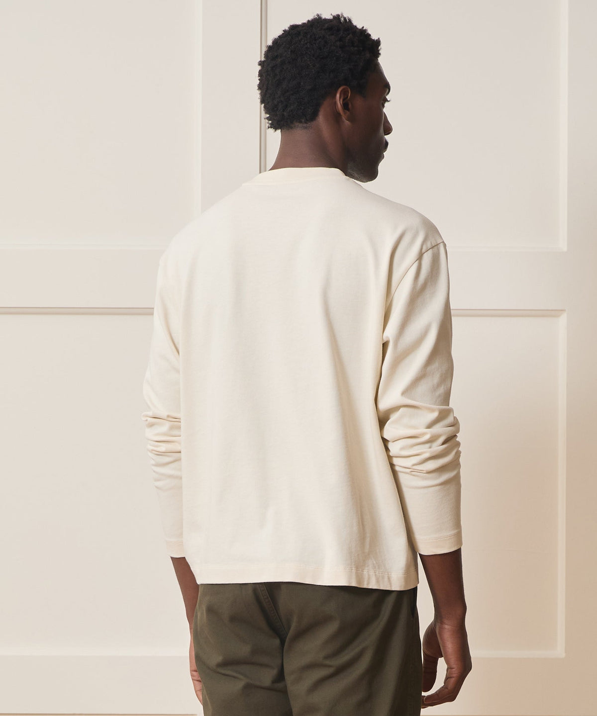 Boxy Jersey Tee - Chalk
