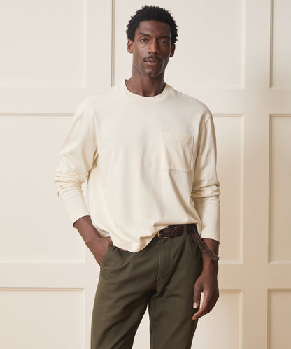 Boxy Jersey Tee - Chalk