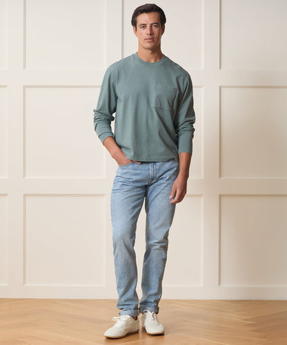 Boxy Jersey Tee - Dusty Horizon
