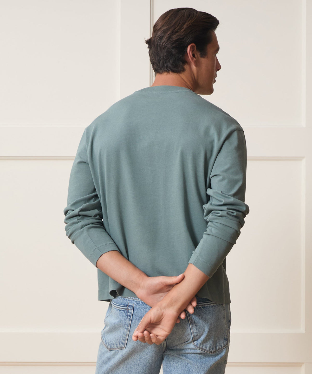 Boxy Jersey Tee - Dusty Horizon