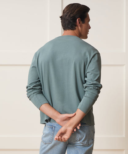 Boxy Jersey Tee - Dusty Horizon