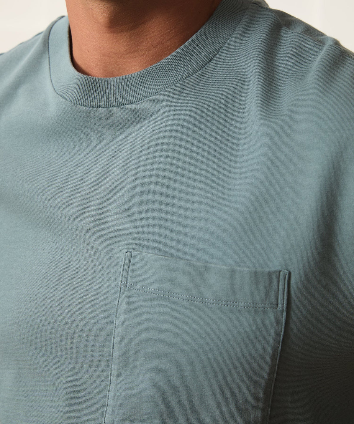 Boxy Jersey Tee - Dusty Horizon