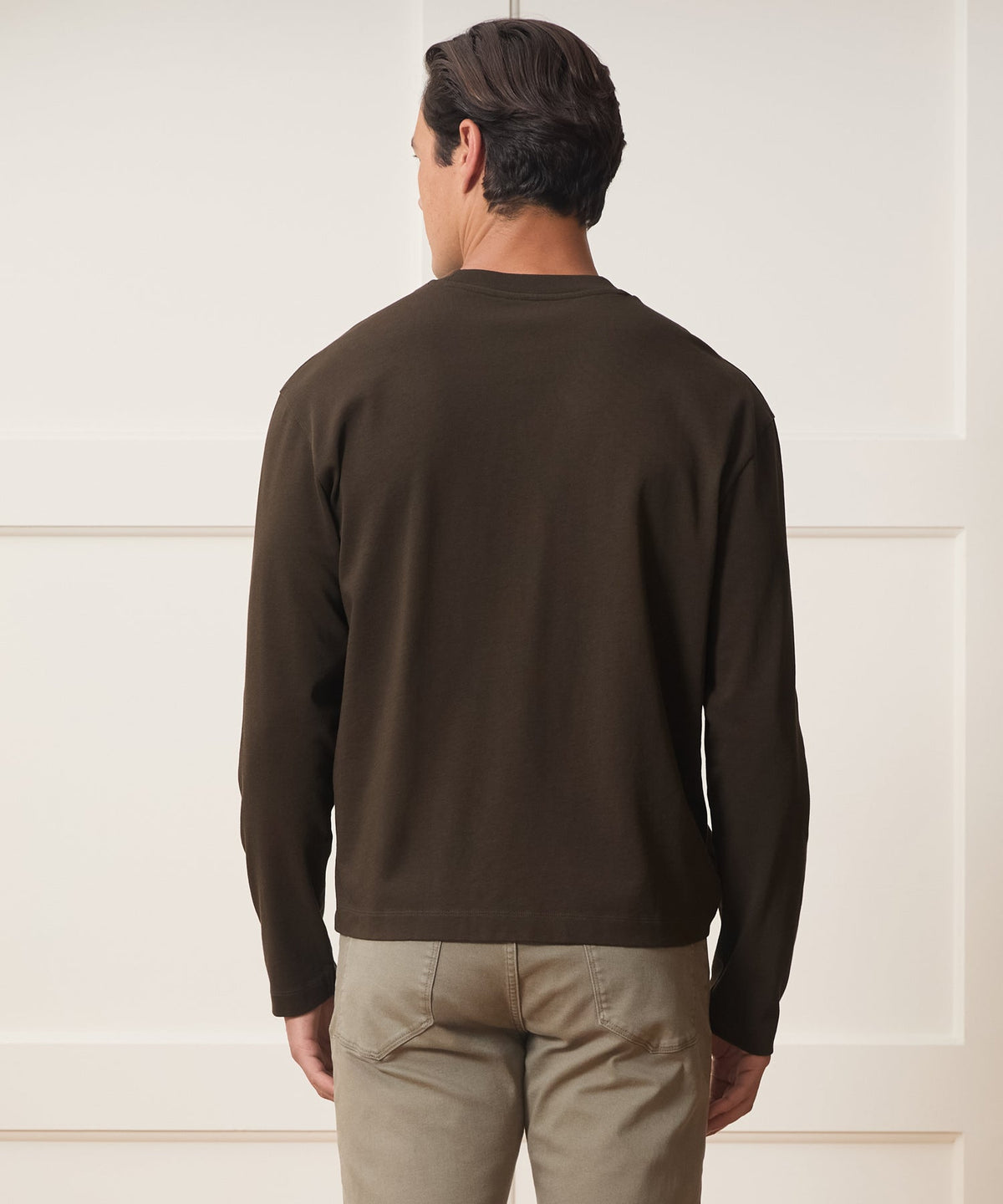 Boxy Jersey Tee - Espresso Bean