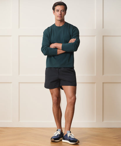 Boxy Jersey Tee - Library Ink