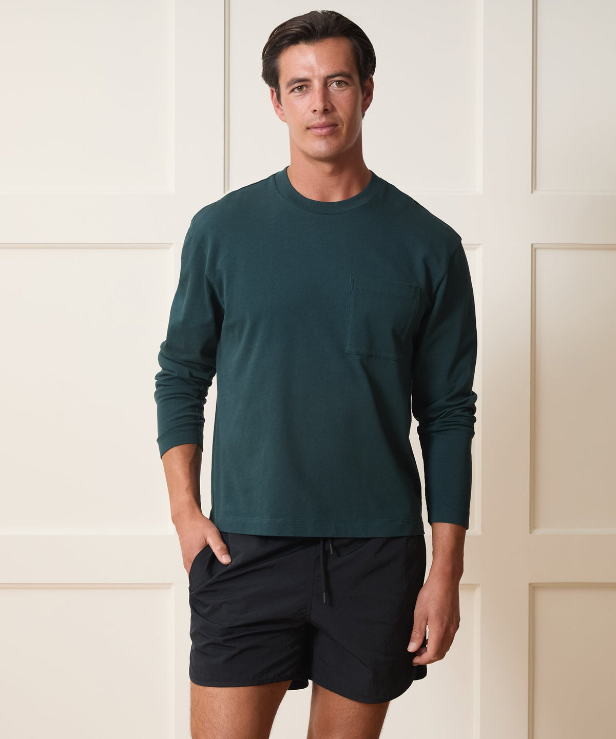 Boxy Jersey Tee - Library Ink
