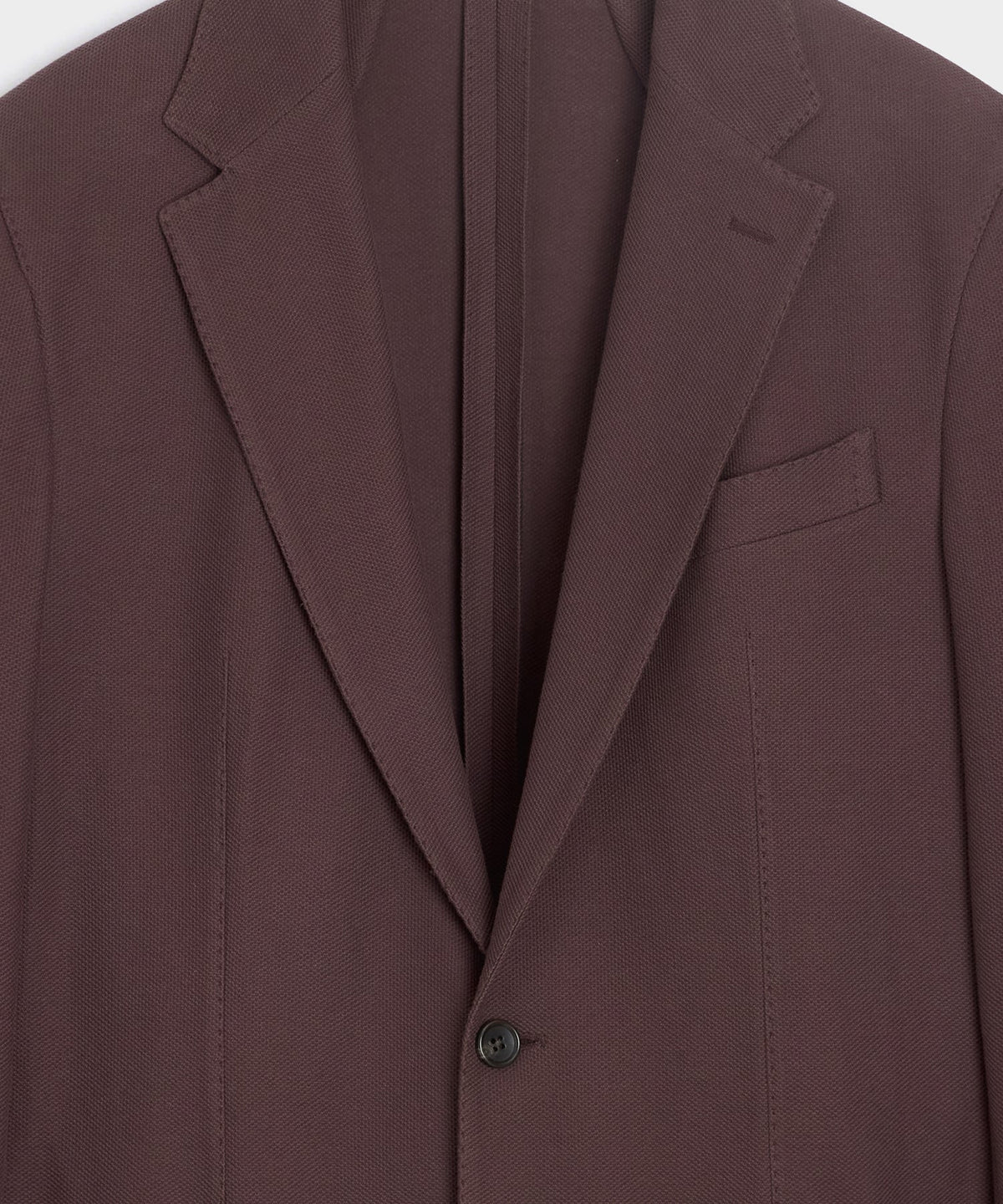 Italian Knit Sport Coat - Blackberry