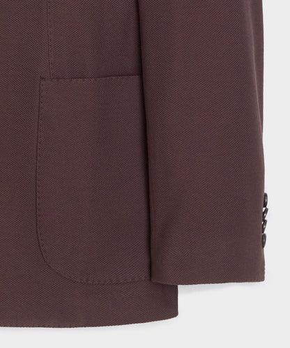 Italian Knit Sport Coat - Blackberry