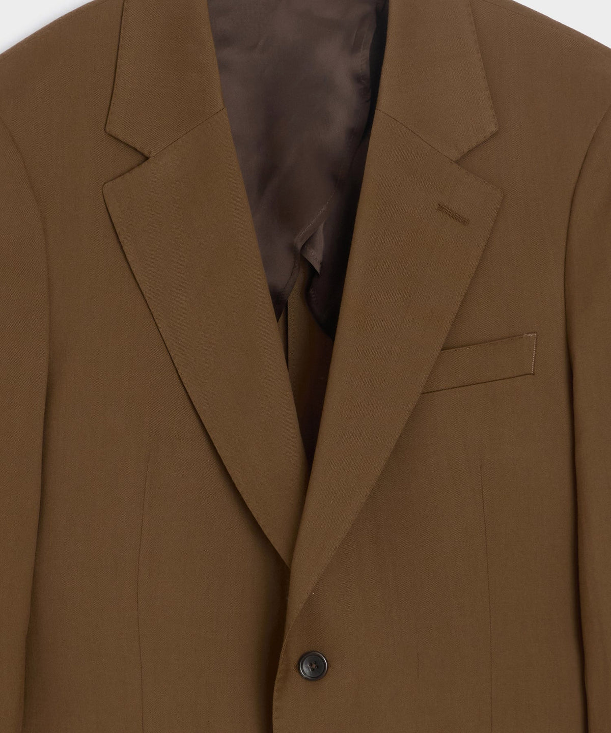 Italian Gabardine Sutton Jacket - Caramel