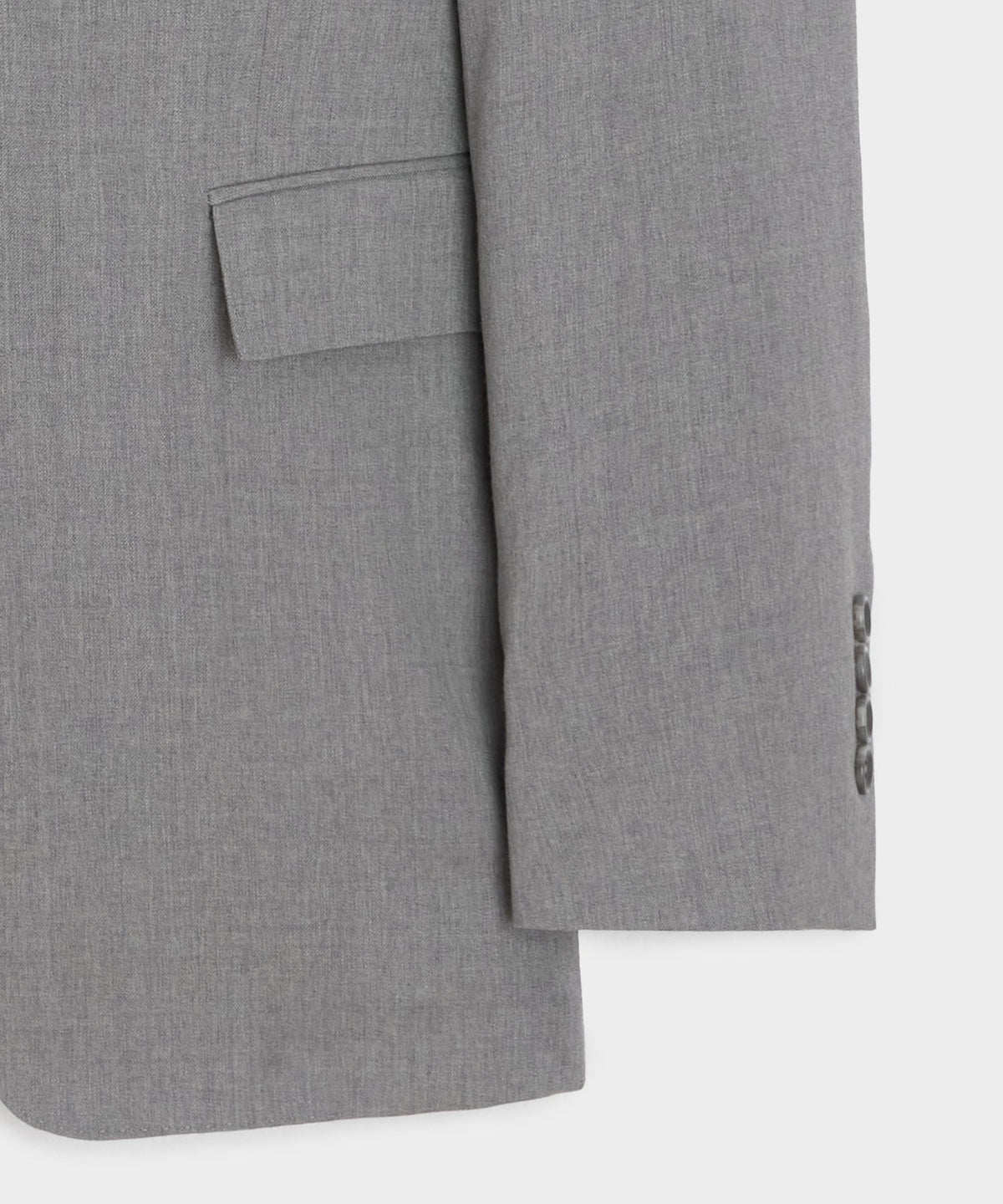 Italian Gabardine Sutton Jacket - Light Grey