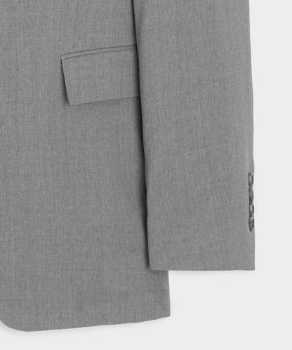 Italian Gabardine Sutton Jacket - Light Grey