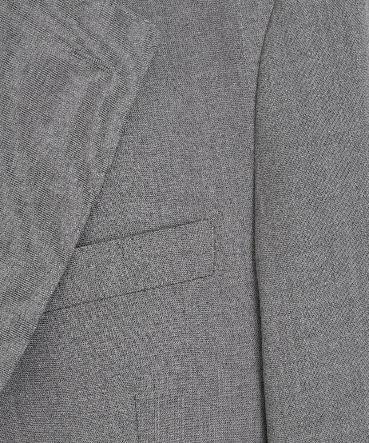 Italian Gabardine Sutton Jacket - Light Grey