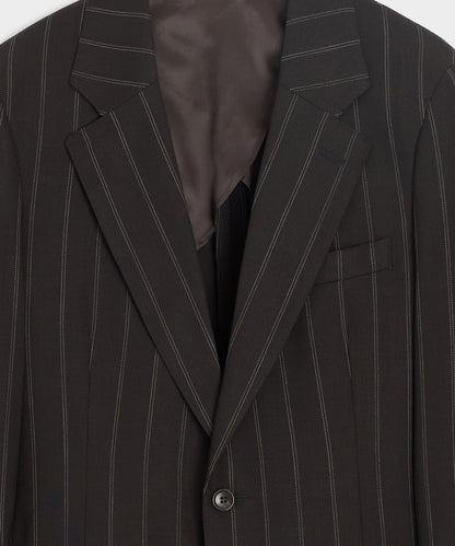 Italian Lightweight Sutton Jacket - Dark Brown