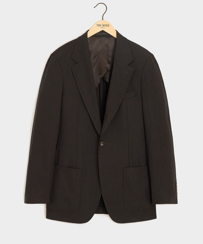 Italian Lightweight Madison Jacket - Dark Brown