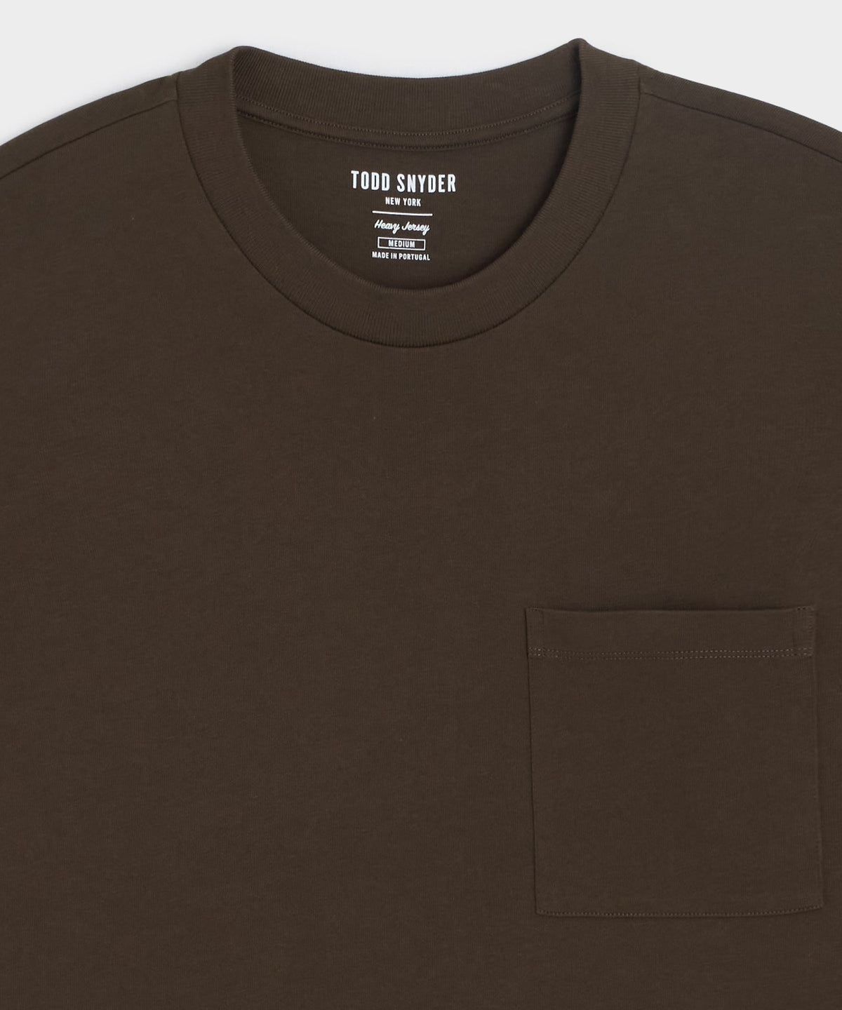 Boxy Jersey Tee - Espresso Bean