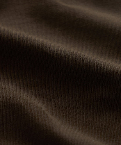 Boxy Jersey Tee - Espresso Bean