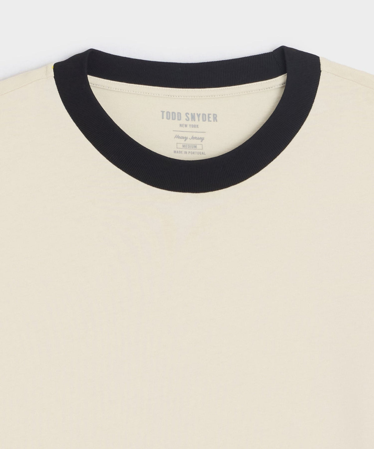 Collegiate Jersey Ringer Tee - Chalk