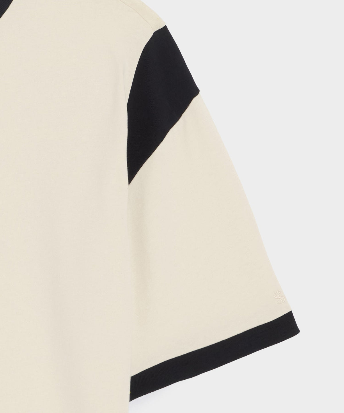 Collegiate Jersey Ringer Tee - Chalk
