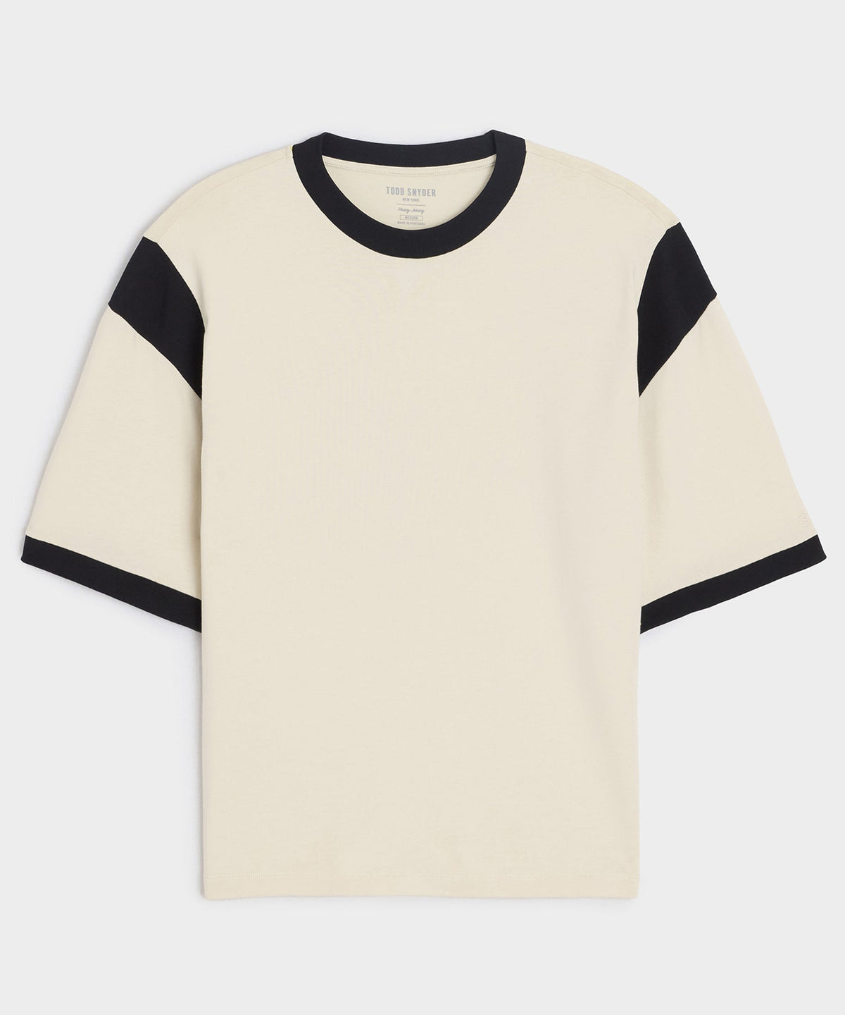 Collegiate Jersey Ringer Tee - Chalk