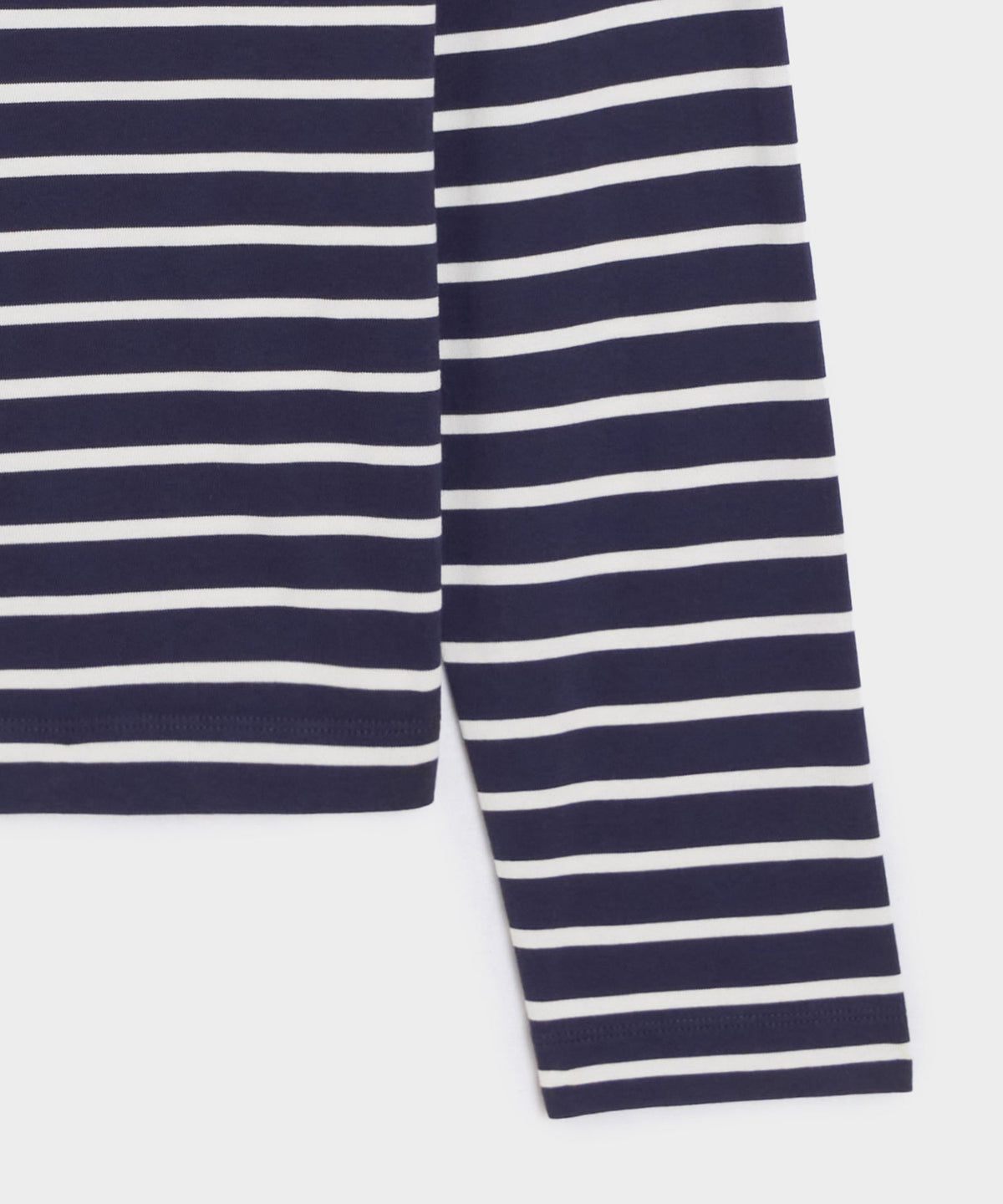 Boxy Jersey Tee - Navy