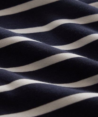 Boxy Jersey Tee - Navy