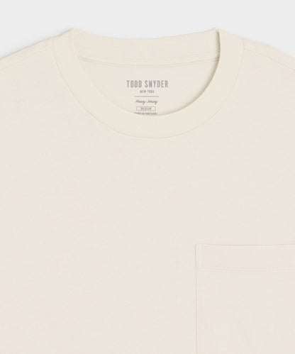 Boxy Jersey Tee - Chalk