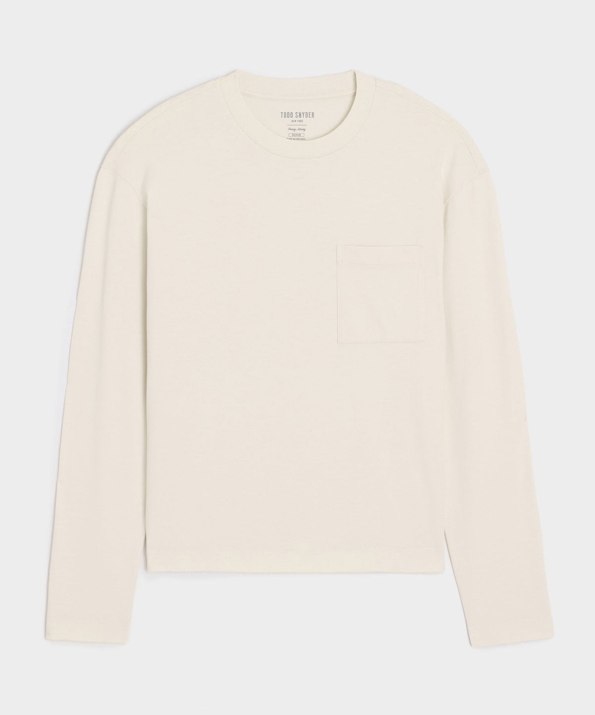 Boxy Jersey Tee - Chalk