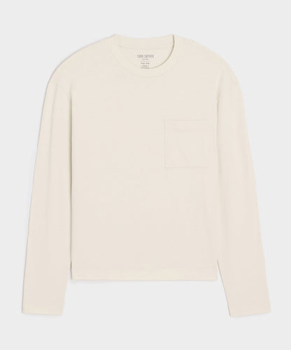 Boxy Jersey Tee - Chalk